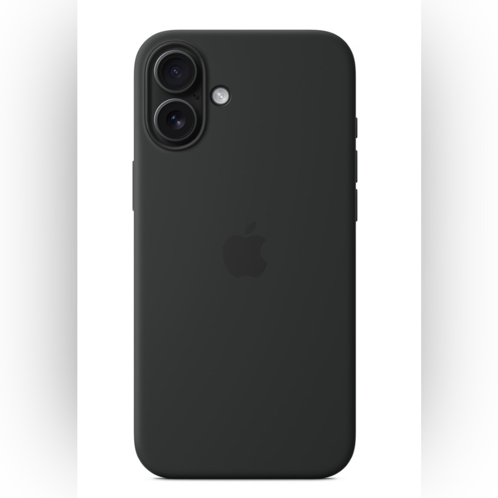 Apple iPhone 16 Plus Silicone Case, MagSafe, Black, NWT